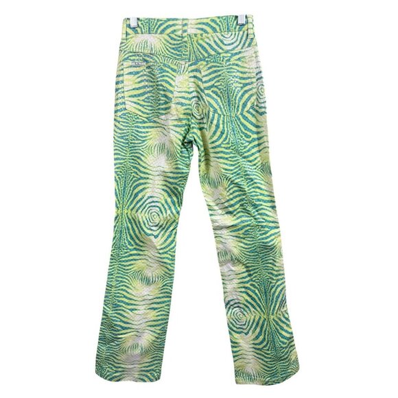 RVT Jeans Women's Lime Green & Yellow Pants - Picture 2 of 7